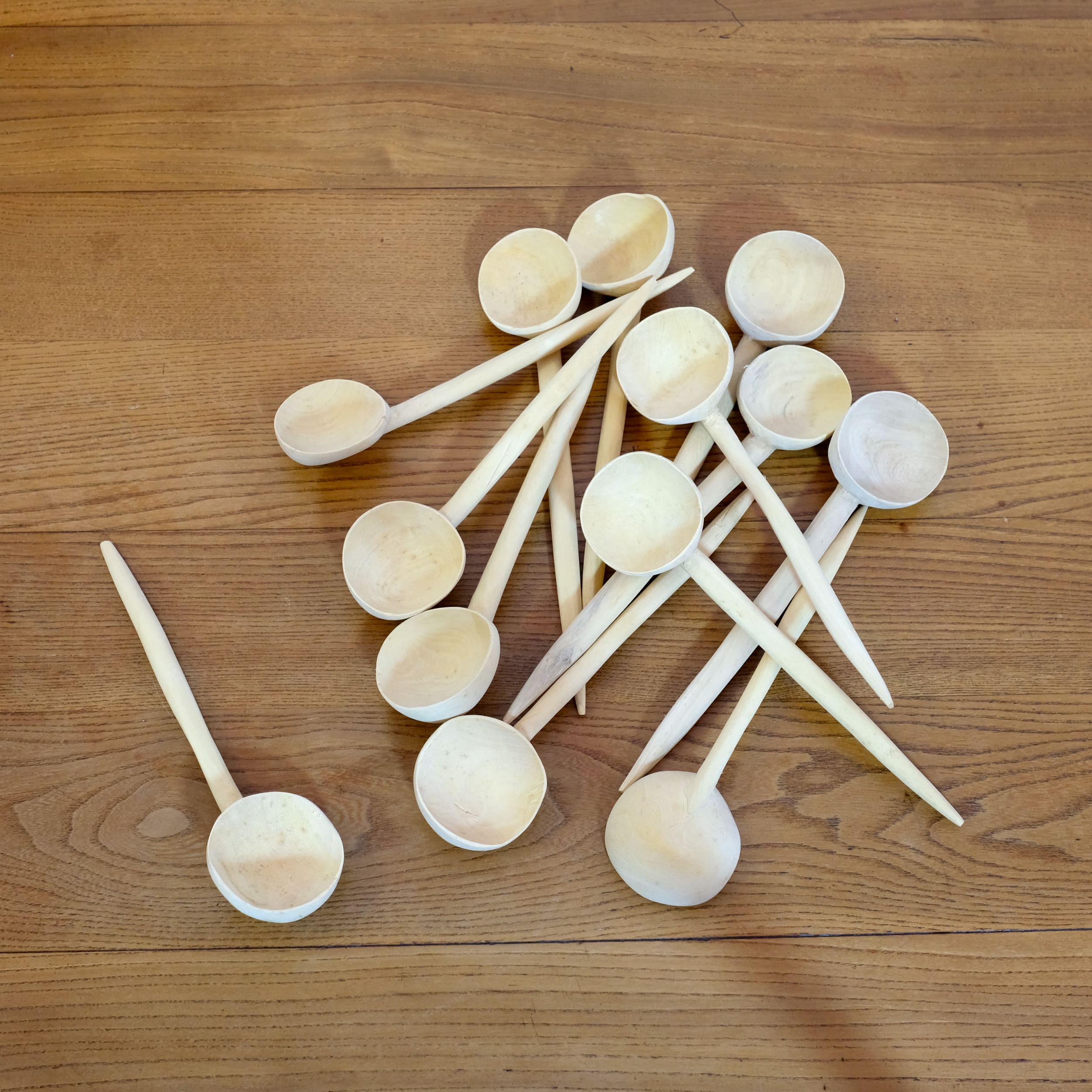 Moroccan wooden ladle.