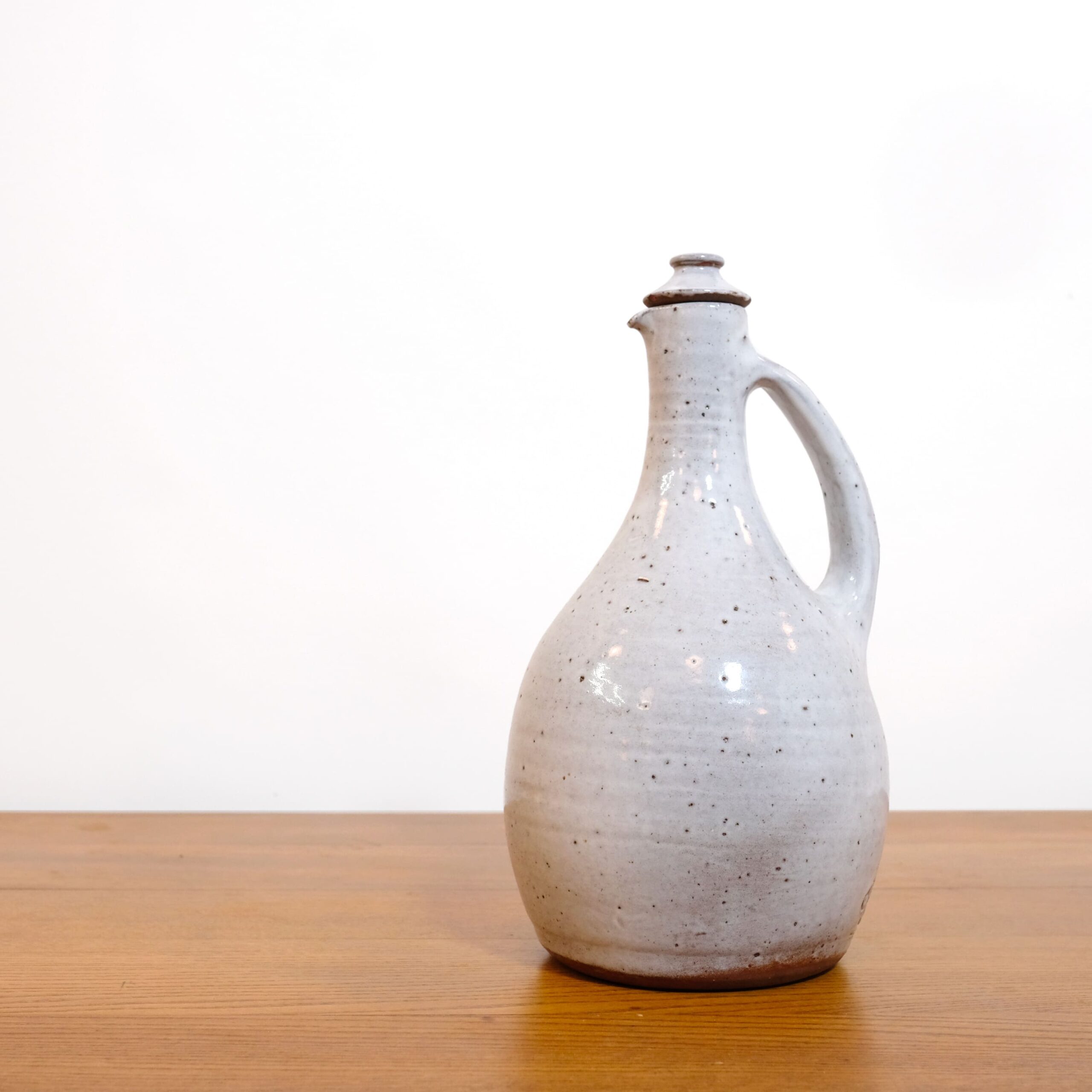 Jeanne and Norbert Pierlot, enamelled stoneware jug, 26 cm.