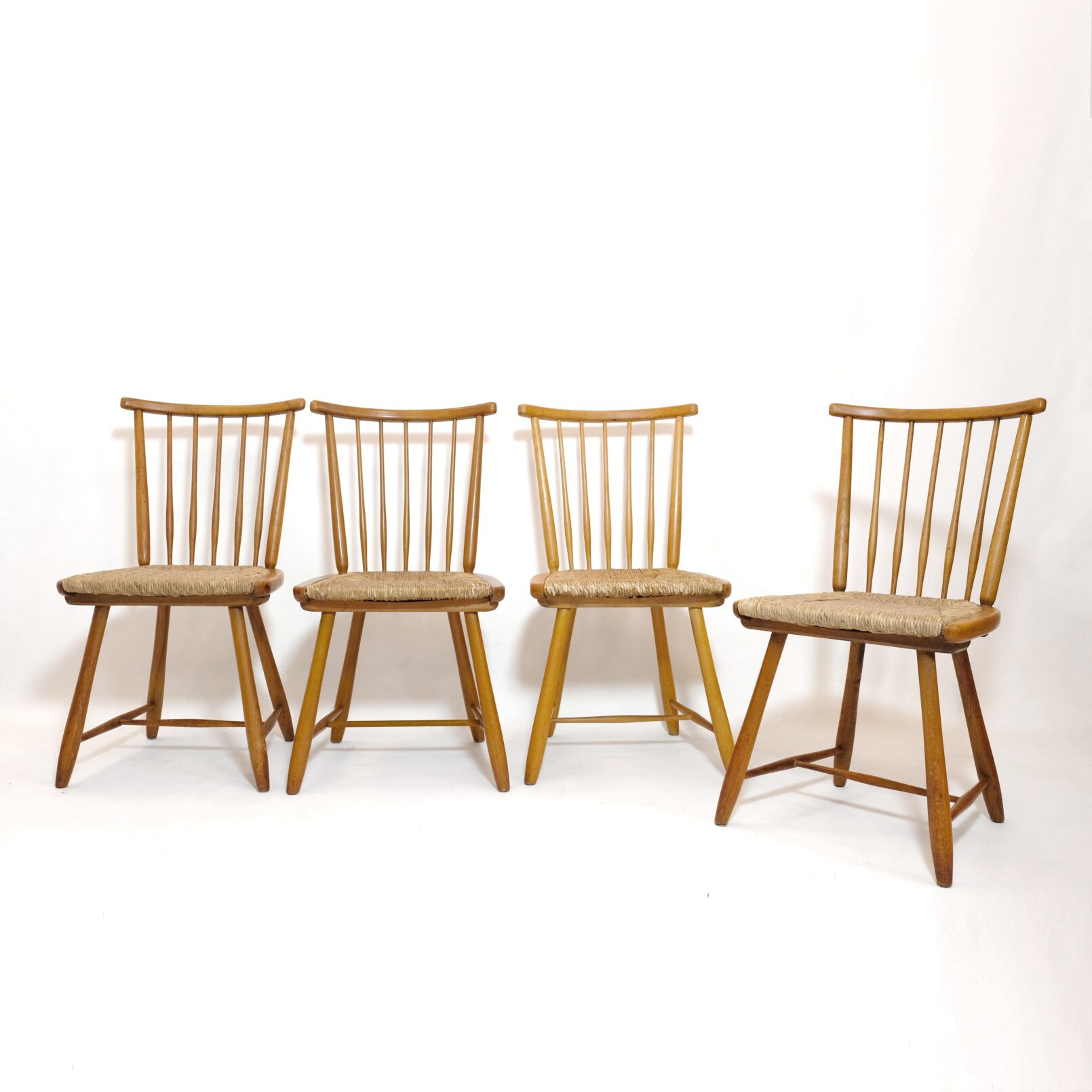 Arno Lambrecht, set of 4 WKS chairs, 1955.