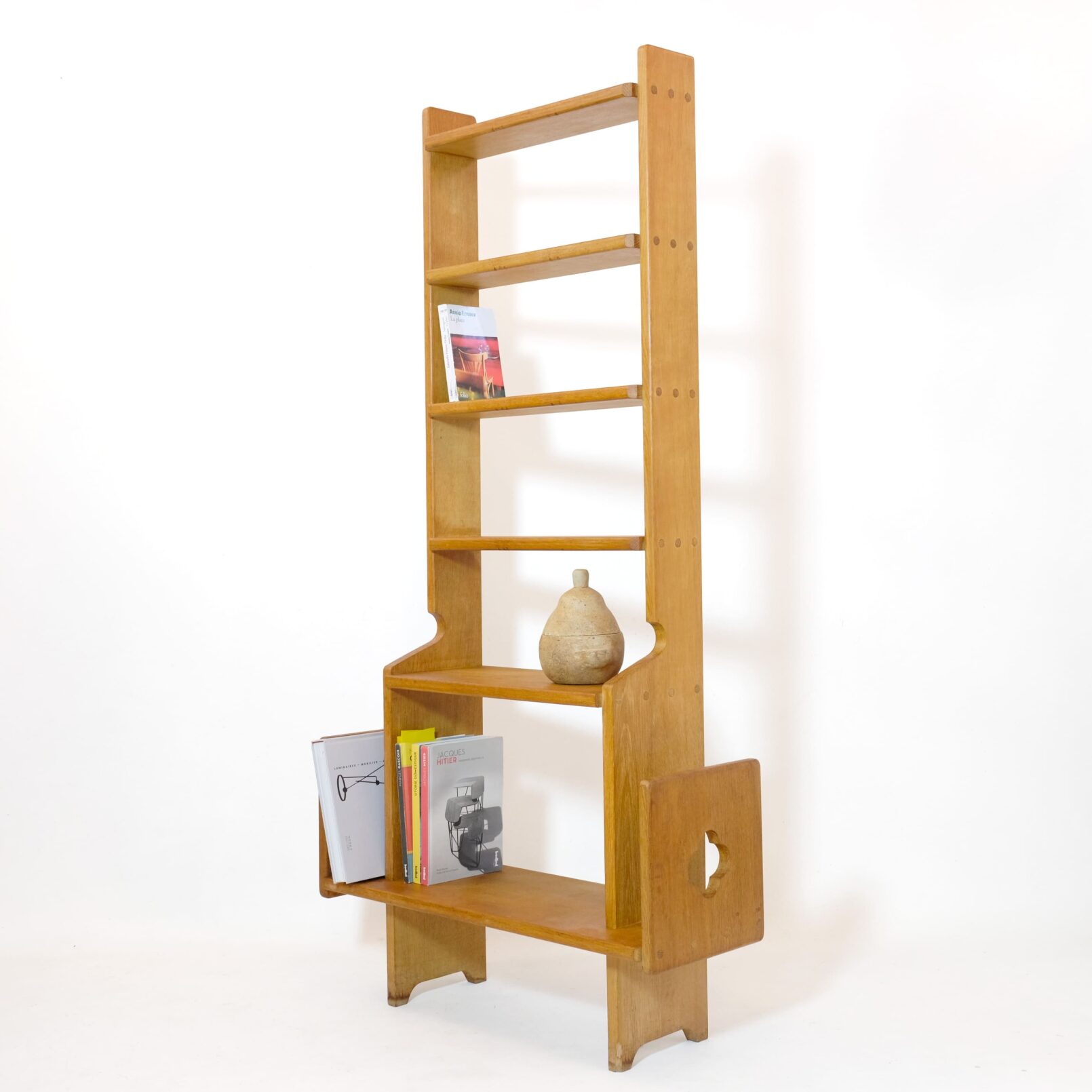 Guillerme & Chambron, oak bookshelf for Votre Maison.