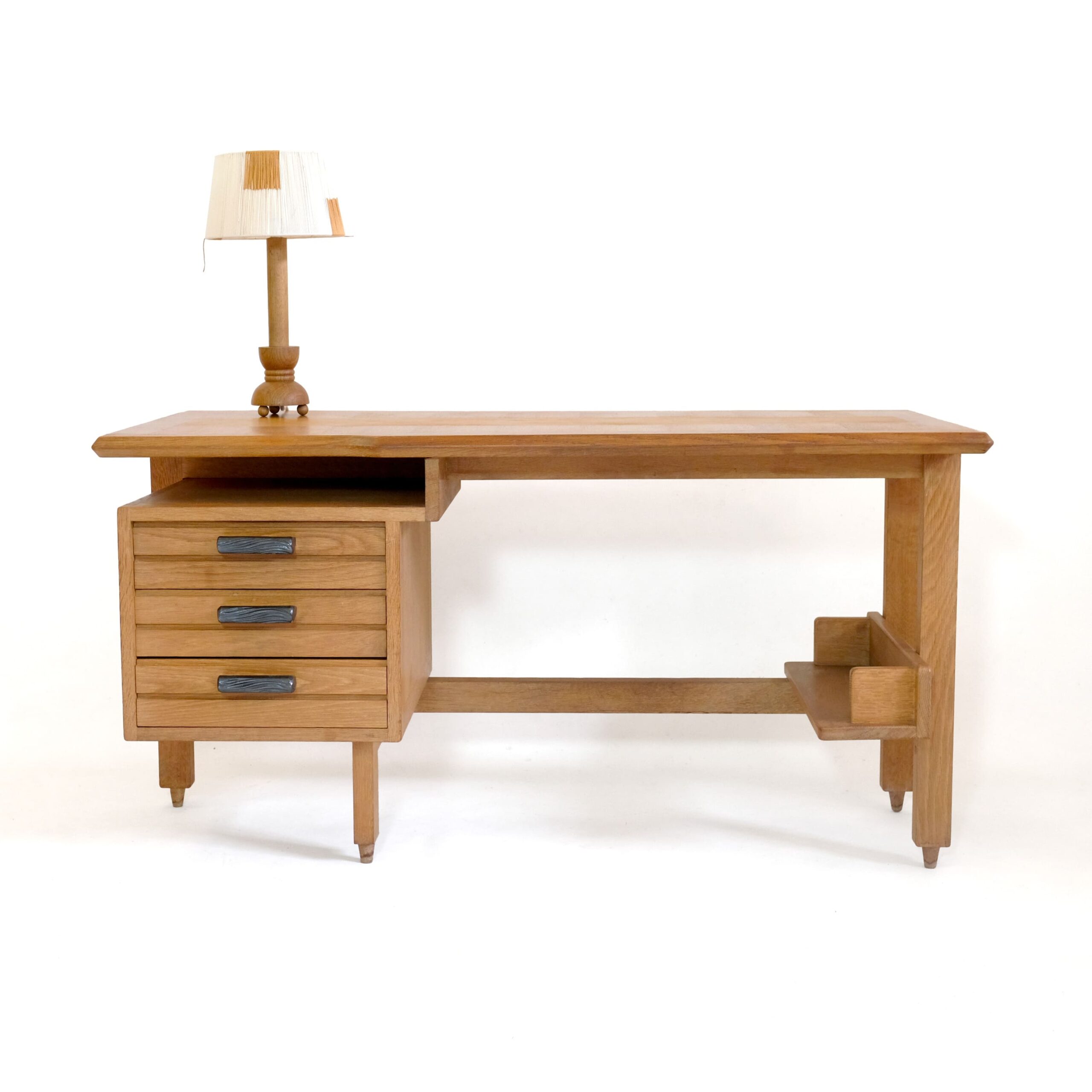 Guillerme & Chambron, oak desk for Votre Maison, 1960s.